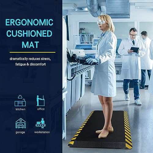 FEATOL 0.9" Anti Fatigue Mat for Industrial & Standing Mat & Home Kitchen - Image 6