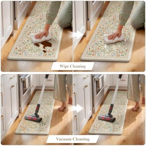 Collive Cushioned Anti Fatigue Kitchen Mats, Non Slip Kitchen Rugs, 20"x39" - Image 5