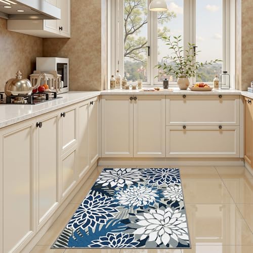 Arenarug Outdoor Rug Waterproof, Washable Patio Rug for Deck, 2x3, Blue - Image 2
