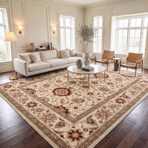 SAFAVIEH Lyndhurst Area Rug 11x15, X-Large Ivory & Ivory LNH212L by Unknown