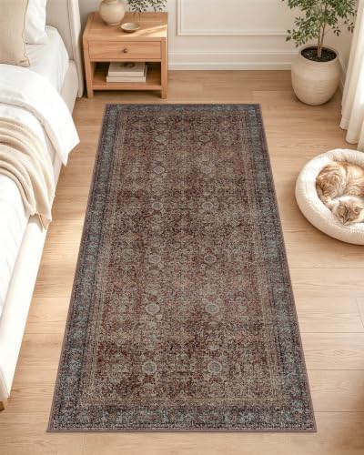OLANLY 2x5 Washable Runner Rug, Soft Non Slip Carpet for Hallway Kitchen by OLANLY