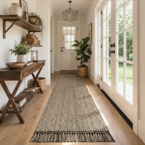 Collive Rug Runners for Hallways, Boho Washable Kitchen Runner Rugs by Collive