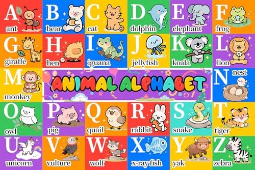 ABC Rug, Kids Alphabet Rug for Playroom, Classroom 5x7 ft - Image 7