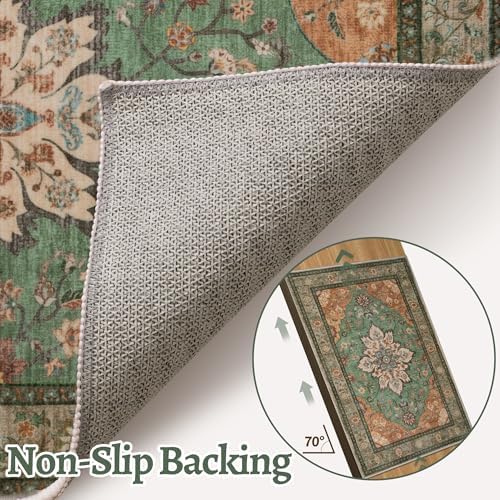Tangsoo Farmhouse 3x5 Rugs, Washable Non Slip Accent Rugs for Entryway - Image 3
