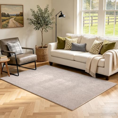 3x5 Oatmeal/White Area Rug Washable Non-Slip Soft Thin for Bedroom Kitchen by Unknown