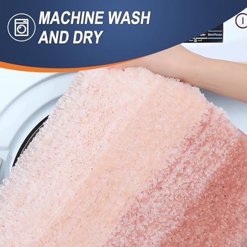 OLANLY Bathroom Runner Rug 40x24, Extra Soft Absorbent Microfiber Bath Rugs - Image 6