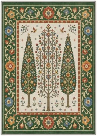 GENIMO 3x5 Outdoor Rug, Washable for Porch and Balcony, Antique Sage - Image 2