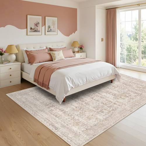 6x9 Beige Rugs for Living Room Large Netural Area Rug for Bedroom - Image 4