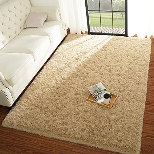 Chicrug Soft Area Rugs for Bedroom Living Room Plush Fluffy Rug 9x12 - Image 7