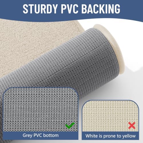 Smiry Memory Foam Bath Mat 48x32, Extra Soft Absorbent Bathroom Rugs - Image 5