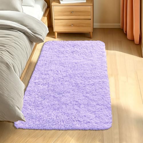 Smiry Area Rugs for Living Room Bedroom 2x4 ft, Fluffy Washable Carpet by Smiry