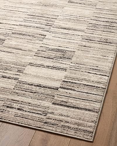 Loloi Darby Charcoal/Sand 2'-7" x 8'-0" Runner Rug - Image 7