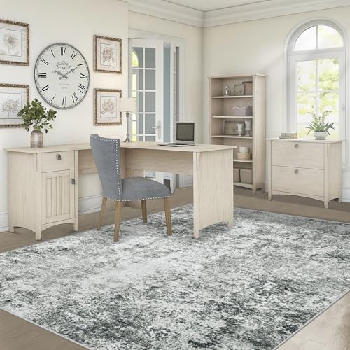 XLUEZ 5x7 Area Rugs for Living Room, Washable Modern Abstract Large Area Rug Neutral Soft Non Slip Kids Rug Stain Resistant Indoor Carpet for Bedroom Nursery Dining Room Playroom(Grey, 5'x7') - Image 6