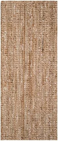 SAFAVIEH Natural Fiber Runner Rug 2'6"x16', Jute Knotted Natural NF447N by Unknown