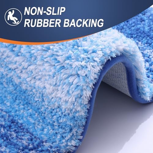 OLANLY Bathroom Rugs Mat 36x24, Extra Soft Absorbent Microfiber Bath Rugs - Image 4