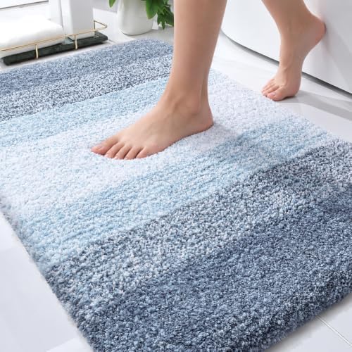 OLANLY Bathroom Rugs Mat 30x20, Extra Soft Absorbent Microfiber Bath Rugs by OLANLY