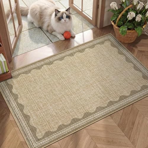 GarveeHome Scalloped Rug by GarveeHome