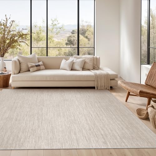 Valenrug 8x10 Area Rugs for Living Room, Large Washable Rug Non Slip, Beige - Image 7