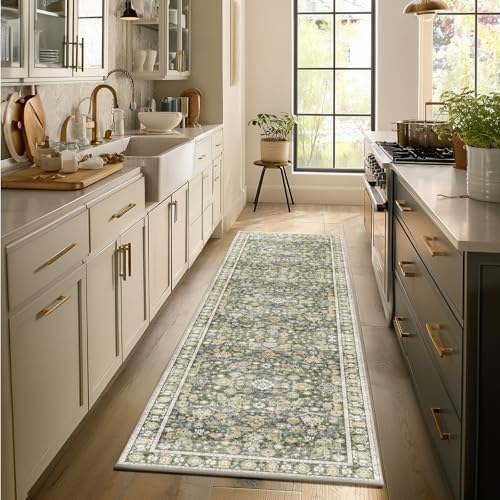 Machine Washable Hallway Runner Rug: 2'x6' Kitchen Rugs by NoiFamo