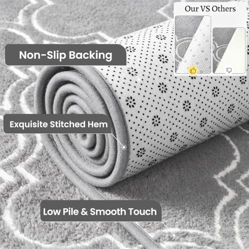 Keeko 7x10 Area Rugs for Living Room,Soft Washable Memory Foam Bedroom Rug - Image 2