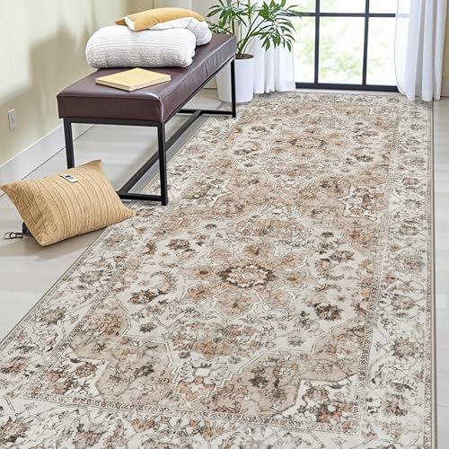 Washable Hallway Runner Rug 4x8: Non Slip Runner Rugs with Rubber Backing - Image 3