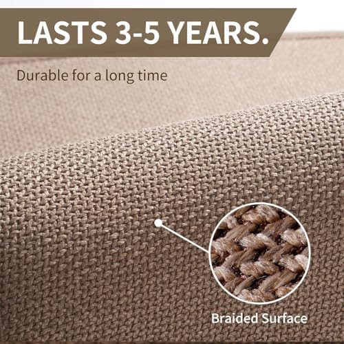 YDKGL Long Kitchen Runner Rugs Kitchen Mat Non Slip Washable Brown 17"x71" - Image 7