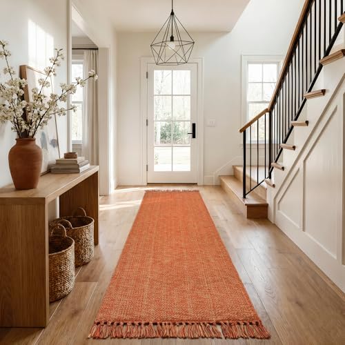 Collive 2.6' x 8' Fall Kitchen Runner Rug, Boho Farmhouse Rugs for Hallway - Image 3