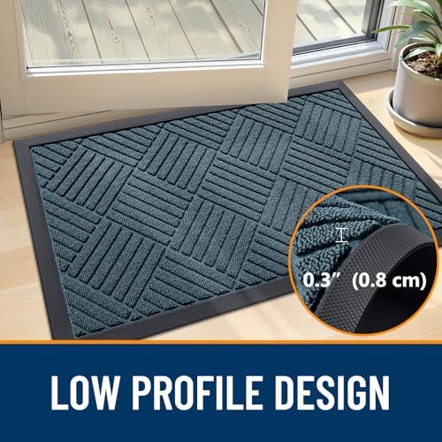 OLANLY Front Door Mat Outside Entrance 47x23, Waterproof Heavy-Duty Doormat - Image 5