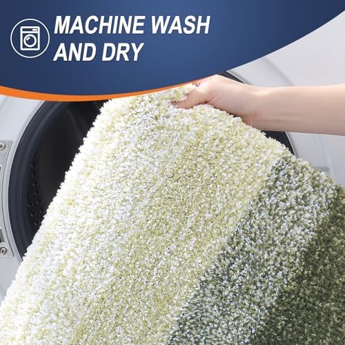 OLANLY Bathroom Runner Rug 70x20, Extra Soft Absorbent Microfiber Bath Rugs - Image 6