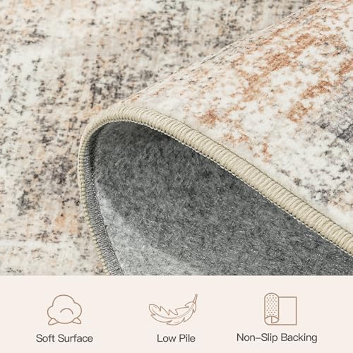 2x3 Area Rugs for Entryway Bathroom, Gold Abstract Kitchen Mats for Floor - Image 7