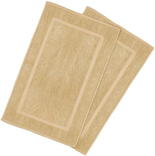 Utopia Towels Cotton Bath Mat, 21x34 in, 2 Pack, Champagne by UTOPIATOWELS