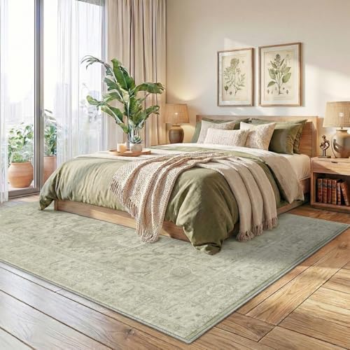 Homemate Washable Rug 10x14 Area Rugs - Vintage Rugs for Living Room - Image 3