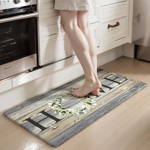 KIMODE Anti Fatigue Kitchen Mat for Floor Cushioned Comfort Standing Mat by StayinComfortCookwithJoy