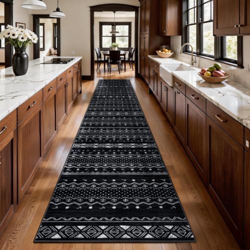 SERISSA 2x14 Washable Non-Slip Boho Runner Rug for Hallway - Image 2