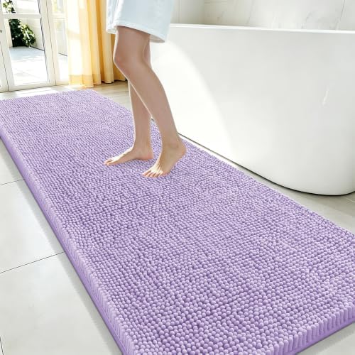 Smiry Bathroom Rugs 70X24, Luxury Chenille Extra Soft Absorbent Bath Mat by Smiry