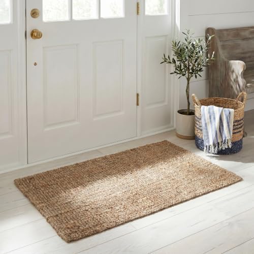 SAFAVIEH Natural Fiber Accent Rug 2'6"x4', Jute Knotted Natural NF447M by Unknown