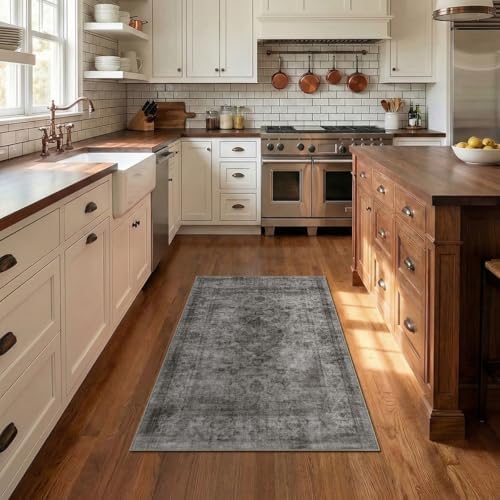 Homemate Washable Rug 4x6 Area Rugs - Vintage Rugs for Living Room by Homemate
