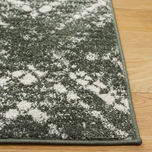 SAFAVIEH Runner Rug 2'6"x10' - Adirondack Collection - Contemporary Design, Dark Green & Ivory, Non-Shedding & Easy Cleaning, Ideal for Living Room, Bedroom, Entryway, Hallway (ADR108W) - Image 4