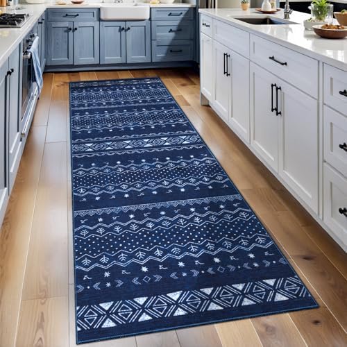 SERISSA 2x6 Washable Non-Slip Boho Runner Rug for Kitchen by SERISSAHomeDecorCollection