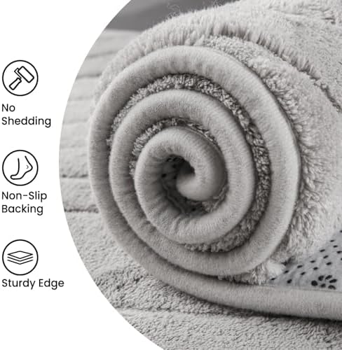 Sour Lemon Area Rugs 9x12 Living Room Bedroom, Large Carpet Grey Rug - Image 4