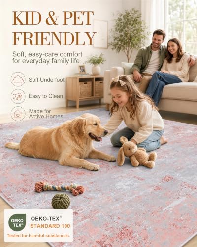 OLANLY 2x3 Washable Small Rug Non Slip Indoor Door Mat for Entryway Bedside - Image 5
