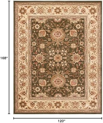 SAFAVIEH Lyndhurst Area Rug 10x14 X-Large, Sage & Ivory LNH212C - Image 2