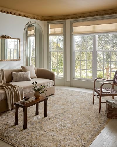 Loloi Magnolia Home Pace Sunset/Stone 18" x 18" Sample Rug by Unknown