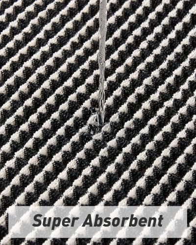 Upgraded Waffle Bath Mat Ultra Absorbent Non Slip Bathroom Mat, 18" x 30" - Image 3