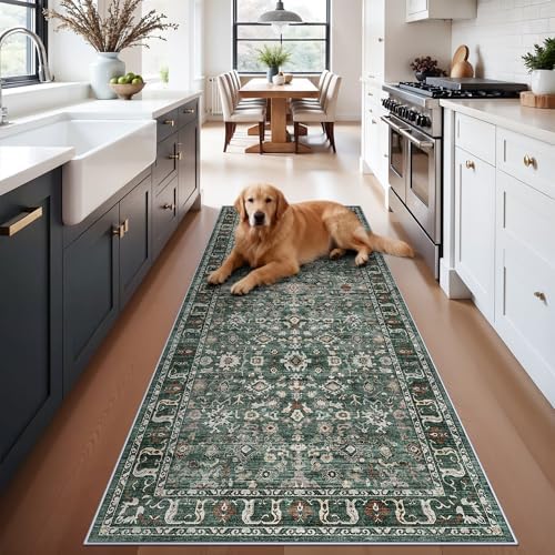 Washable Hallway Runner Rug 3x8: 8ft Runners for Kitchen Entry Non Slip - Image 3
