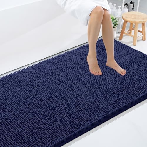 Smiry Bathroom Rugs 120X36, Luxury Chenille Extra Soft Absorbent Bath Mat by Smiry