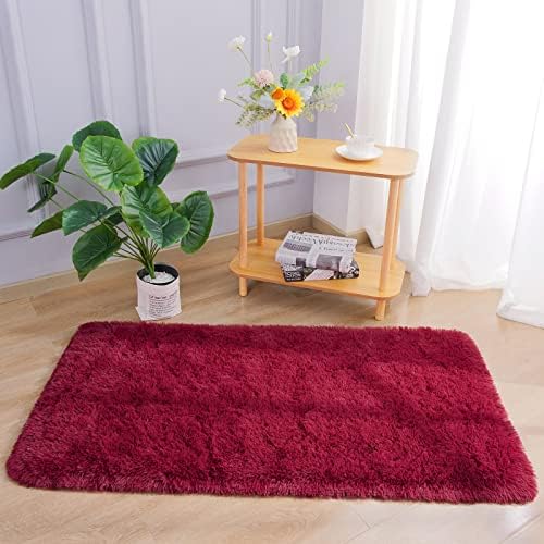 Chicrug Soft Runner Rug for Bedroom Living Room Plush Fluffy Rug 2x4 - Image 2