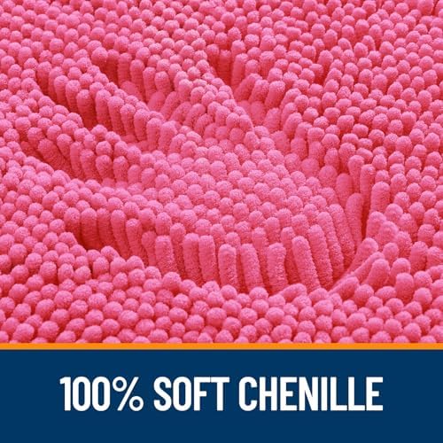 OLANLY Bathroom Runner Rugs 59x20, Extra Soft Absorbent Chenille Bath Rugs - Image 3