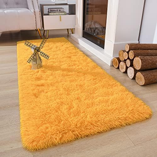 Chicrug Soft Runner Rugs for Bedroom Living Room Plush Fluffy Rug 2x6 - Image 3