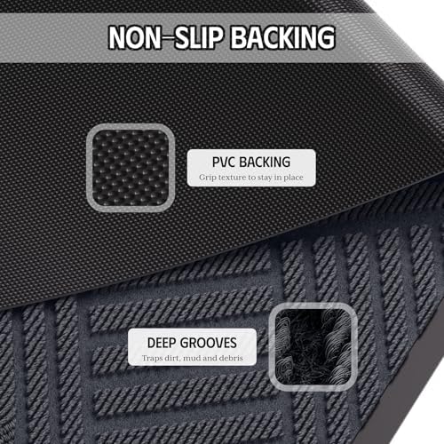 Front Door Mat 3'x5', Heavy Duty Non-Slip Indoor Outdoor Doormat - Image 5